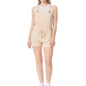 Wallflower Women's Romper Overalls Size Small Casual Cozy Soft Cotton Blend